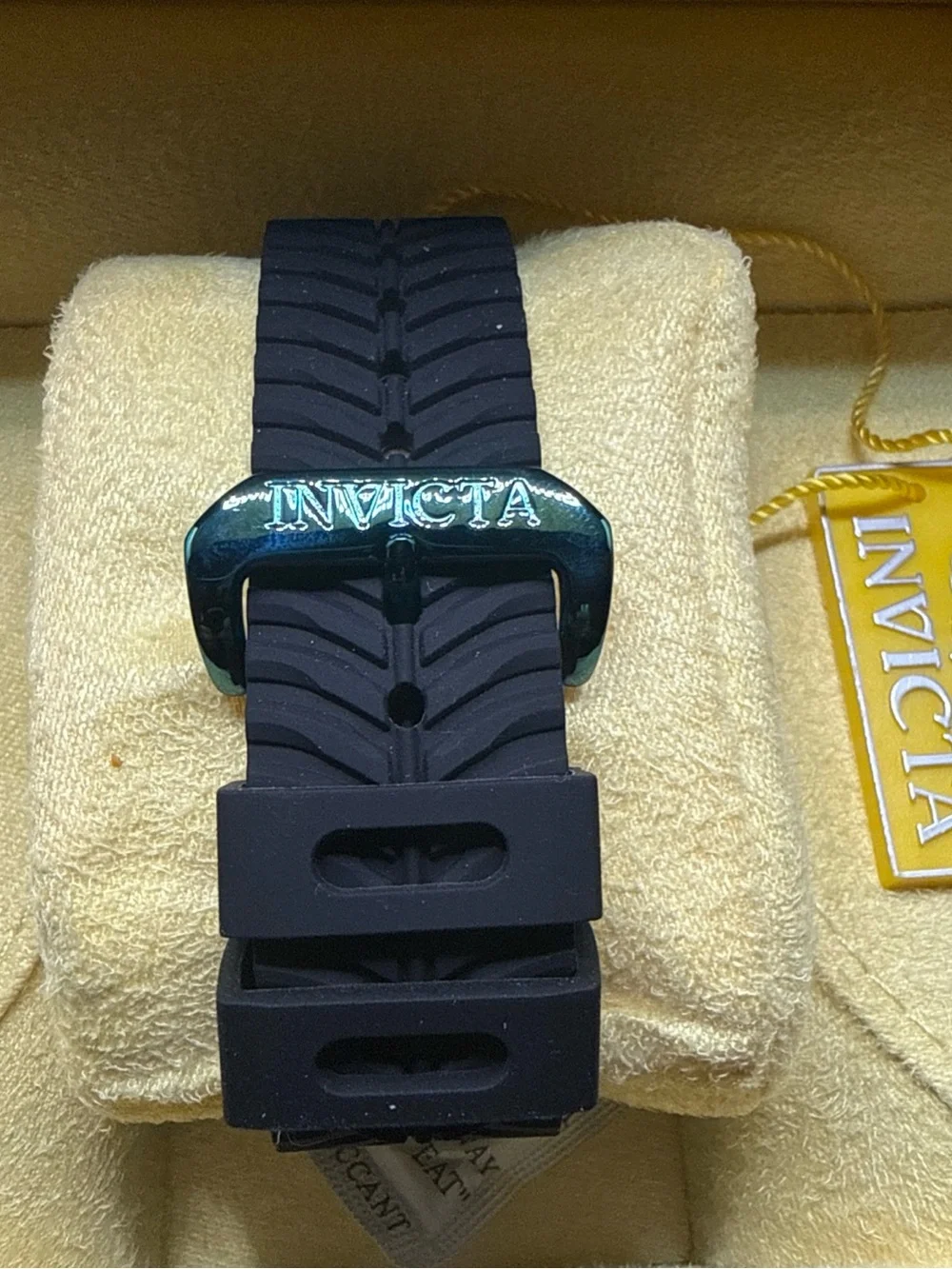Invicta 29707 Men's 42mm S1 Rally Dakar Chronozone Green Case Triple Time Watch